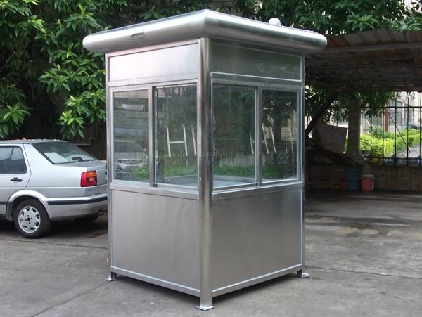 【蘭州崗亭】不銹鋼崗亭劃痕和臟污的處理技巧